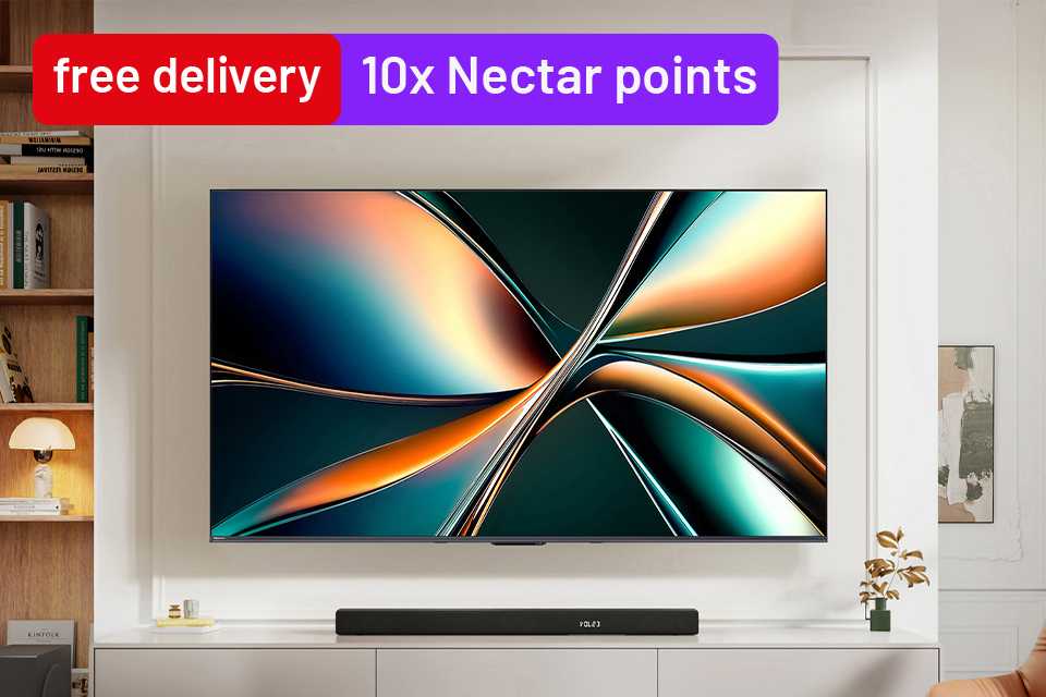 Claim 10x Nectar across selected TVs and soundbars. Plus free delivery.