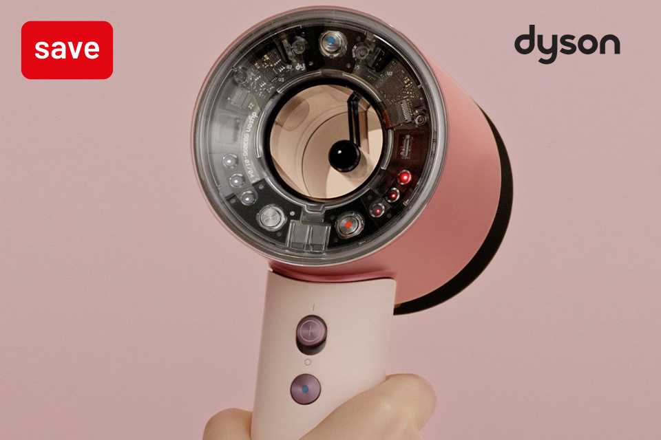 Dyson. Save £100 on selected Dyson hair care using code DYSON.