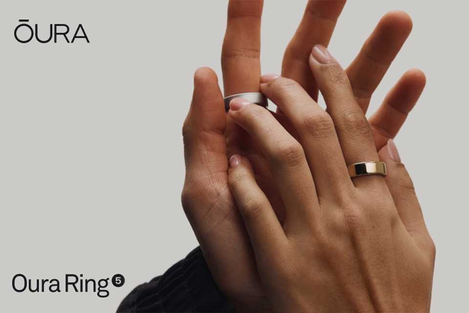 Oura Ring 5. The world's smallest smart ring.