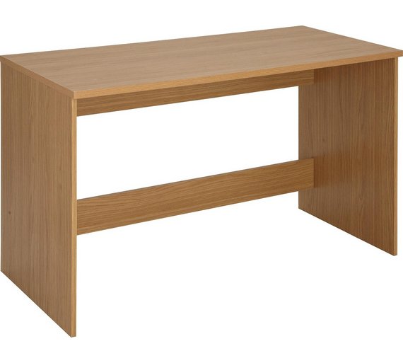 Buy HOME Walton Office Desk Oak Effect at Argos.co.uk Your Online Shop for Desks and