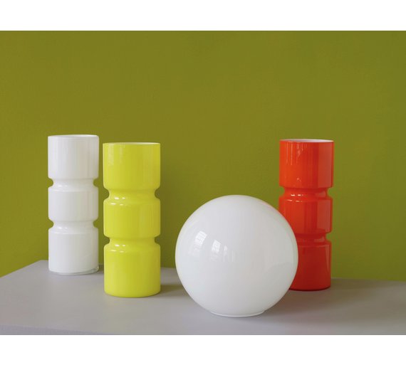 Buy Habitat Fitz Glass Table Lamp Orange at Argos.co.uk Your Online Shop for Table lamps