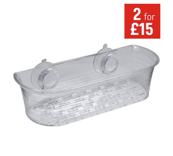 Buy Croydex Press 'n' Lock Storage Basket Clear at Argos.co.uk Your