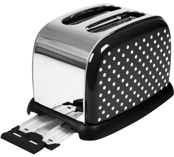 Buy Kalorik Classic 2 Slice Polka Dot Steel ToasterBlack&White at