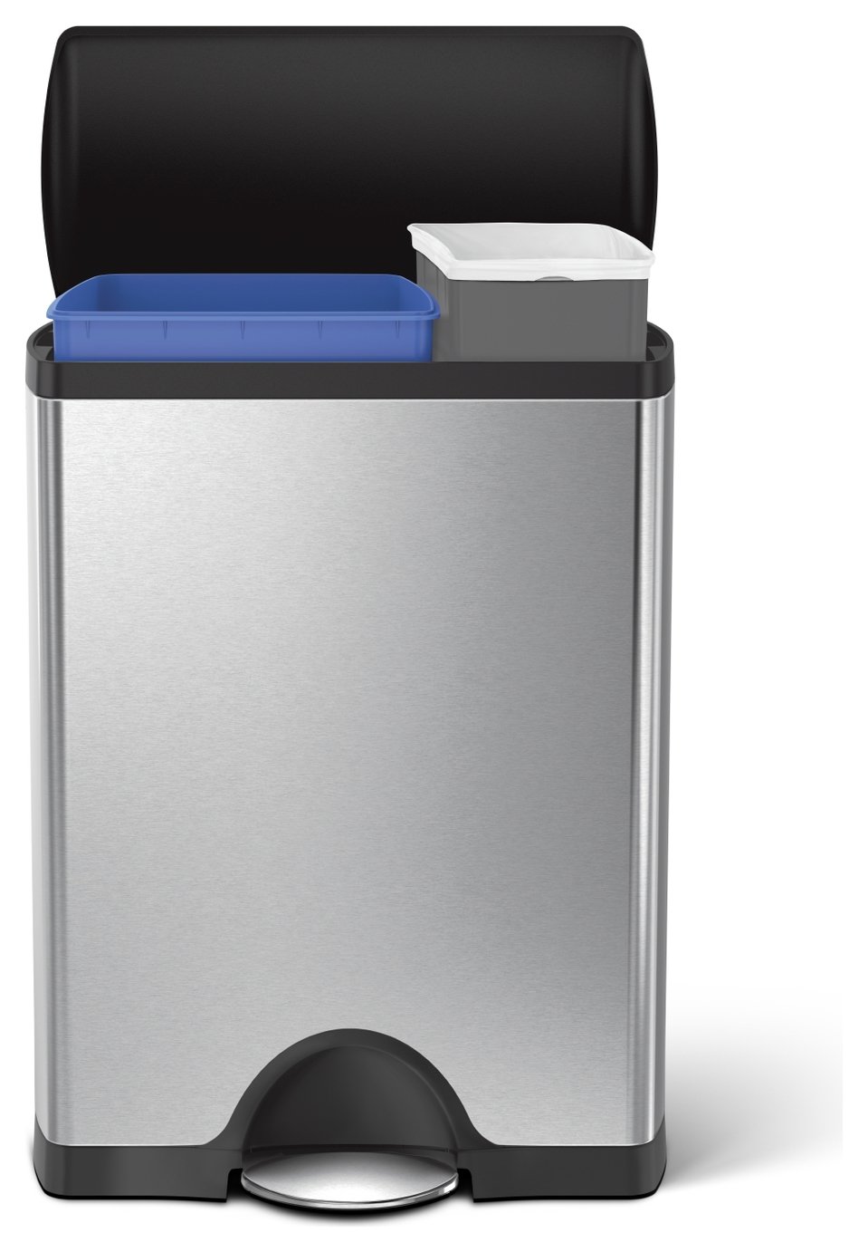 Buy simplehuman 46 Litre Rectangular Recycle Bin Kitchen bins Argos