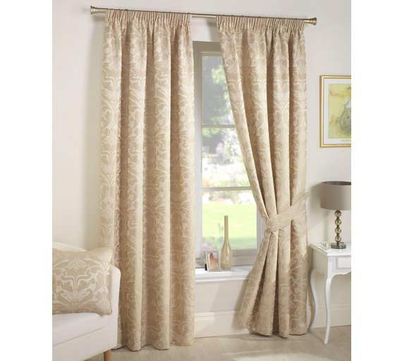 Buy Crompton Lined Curtains 117x183cm Natural at Argos.co.uk Your