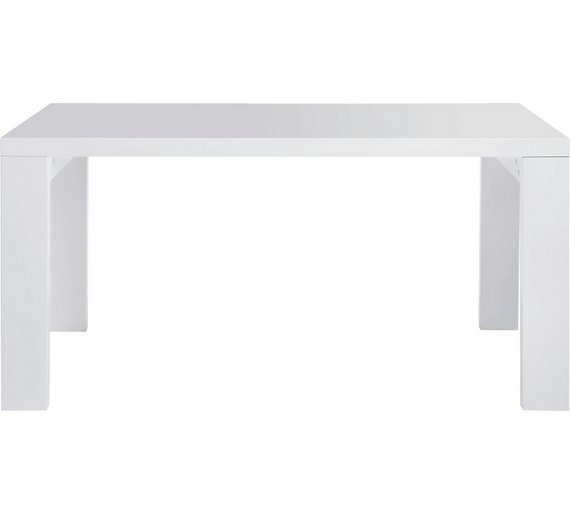 Buy Habitat Asper 8 Seater High Gloss Dining Table White at Argos.co