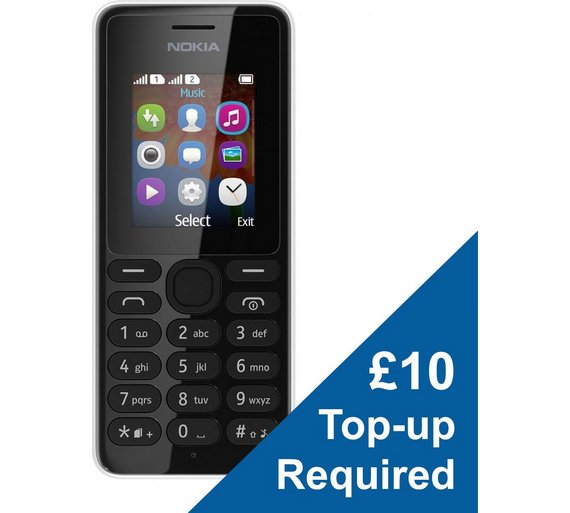 Buy Vodafone Nokia 108 Mobile Phone Black at Argos.co.uk Your