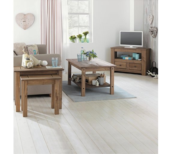 Buy HOME Amersham 2 Drawer TV Unit Dark Solid Pine at Argos.co.uk Your Online Shop for