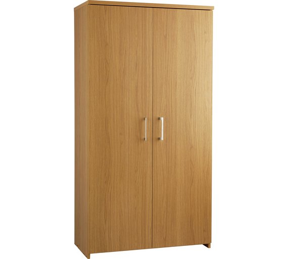 Buy HOME Walton Tall 2 Door Cupboard Oak Effect at Argos.co.uk Your