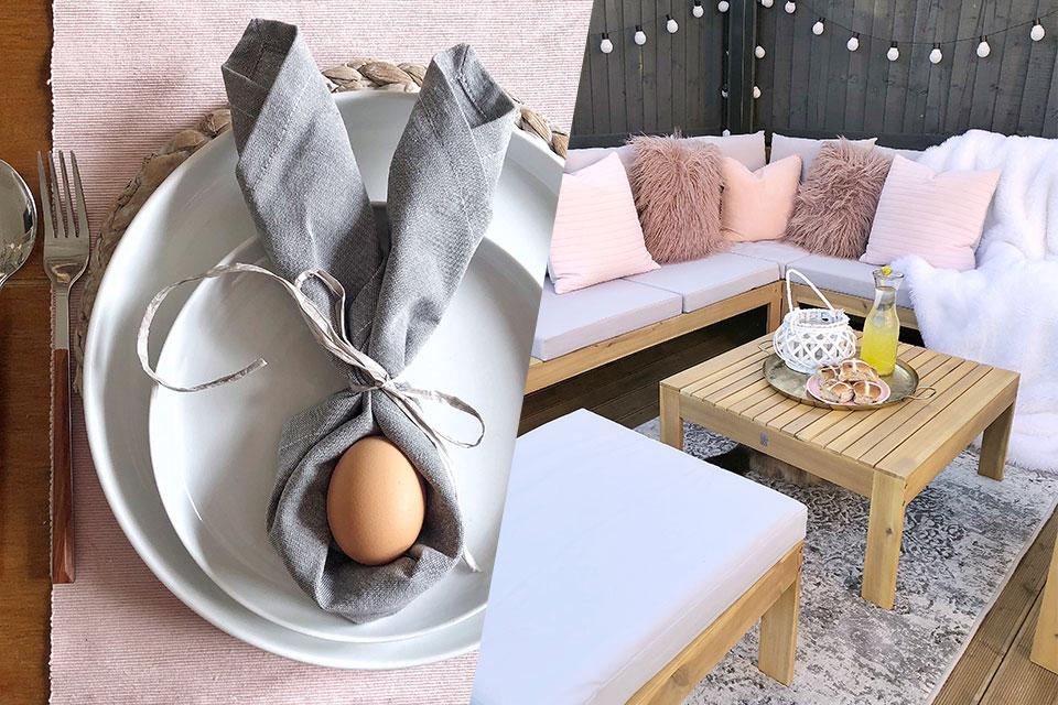 Hosting at home over Easter by Frankie Johnson (Lucky Plot 13).
