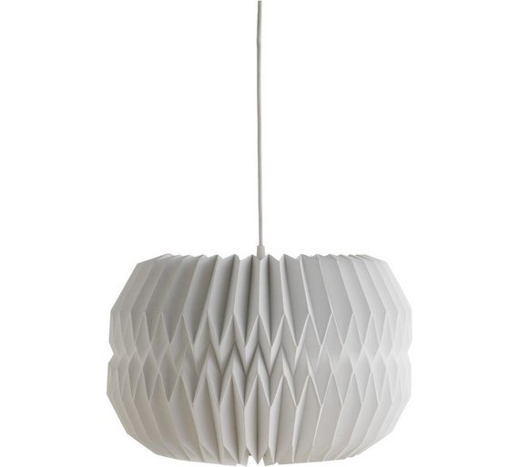 Buy Habitat Kura White Paper Shade White at Argos.co.uk Your Online