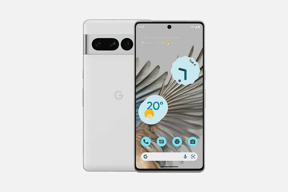SIM Free Google Pixel 7 Pro 5G 128GB Mobile Phone - Snow.