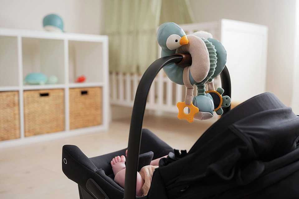 Little Big Friends Baby Spiral Toy -Sensory/Pram/Cot/Teether.