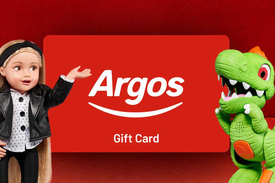 Argos gift cards.