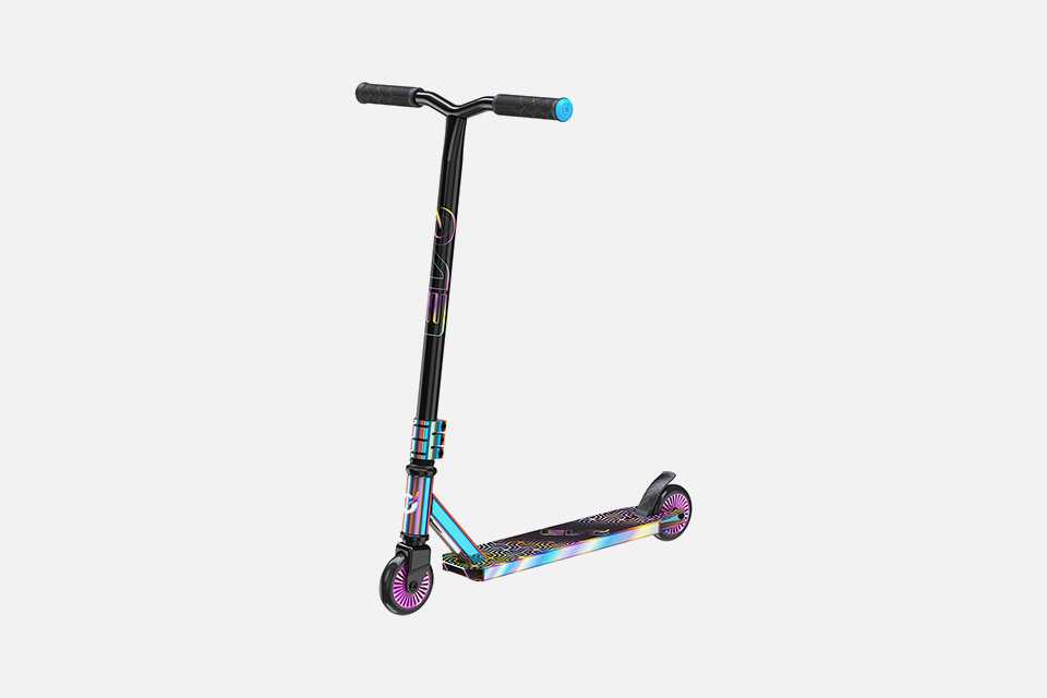 EVO Neo Frenzy Neochrome Stunt Scooter.