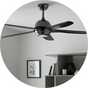 Argos Home Modern Remote Control Ceiling Fan - Black.