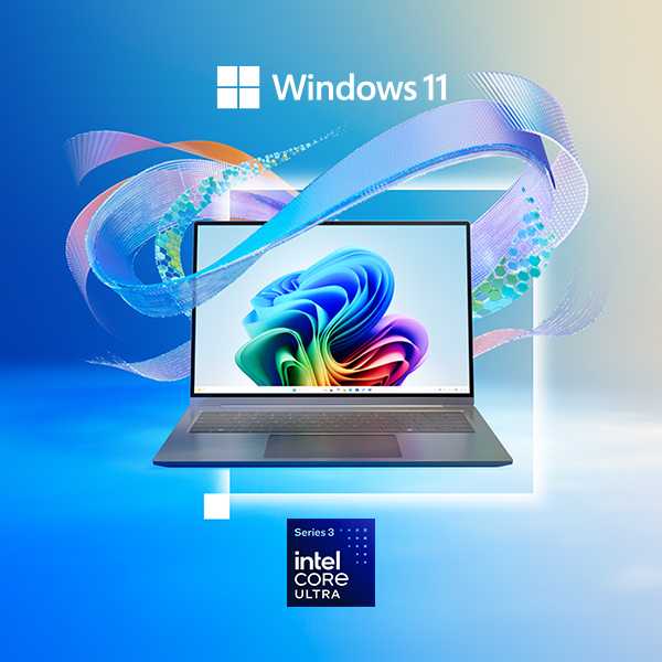 Speed you can feel. Built to go all day. That’s the power of Windows 11 PCs with Intel Inside® T&C’s: Performance varies by use, configuration and other factors. Learn more at intel.com/performanceindex.