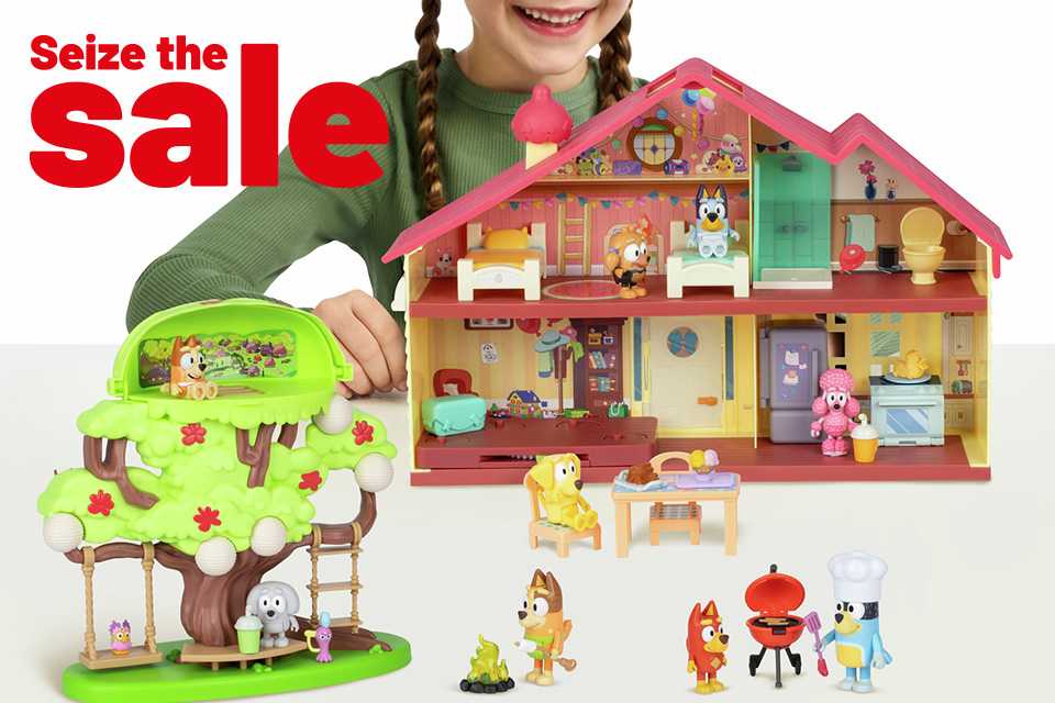 Seize the sale. Save up to 50% on selected toys and games.