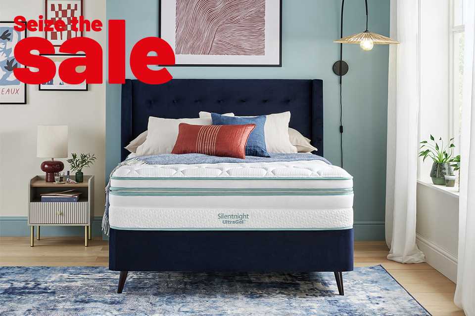 Seize the Sale. Save 20% on selected Silentnight with code SILENT20.