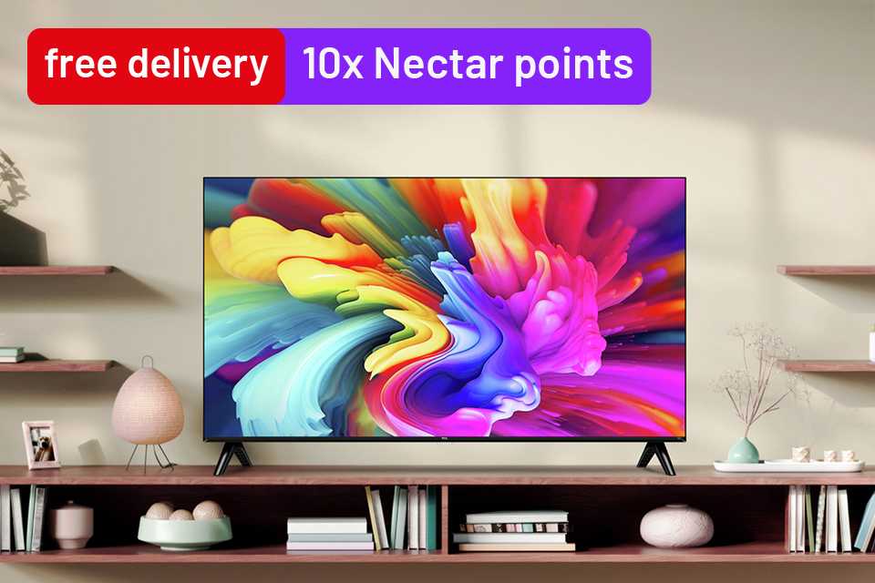 Claim 10x Nectar across selected TVs and soundbars. Plus free delivery.