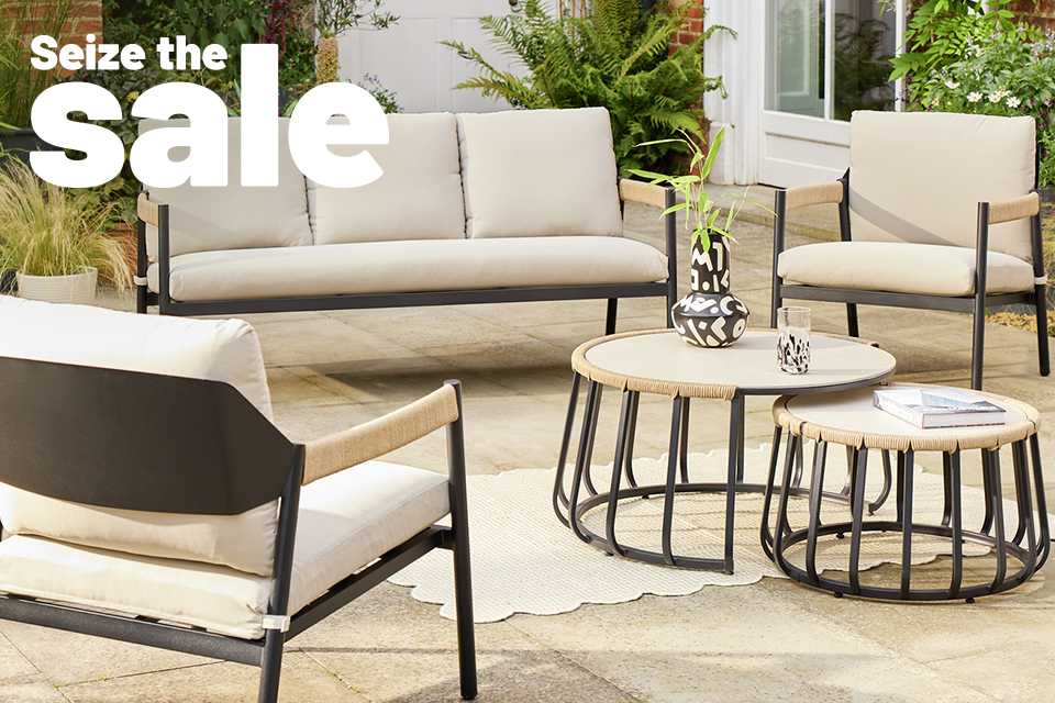 Save up to 30% on selected BBQ's, garden furniture & outdoor living.