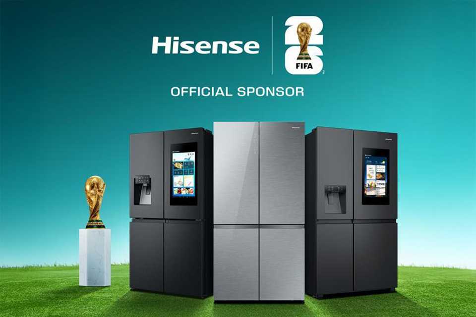 Hisense. Claim a free Qled TV with selected Hisense fridge freezers.