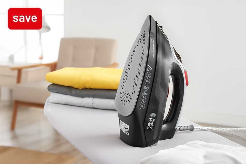 Save up to 1/3 on selected irons & steamers.