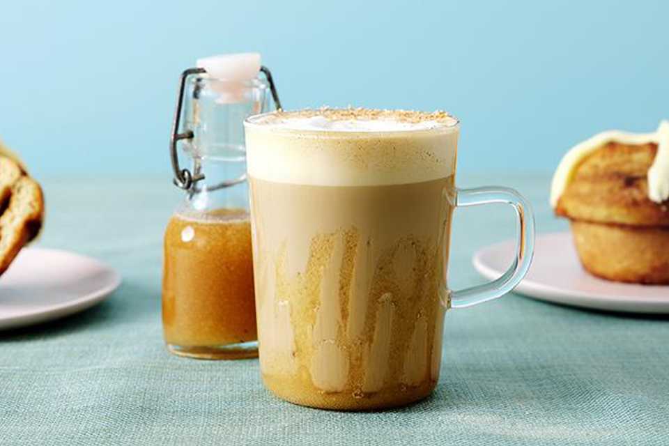 Hot cross bun latte.