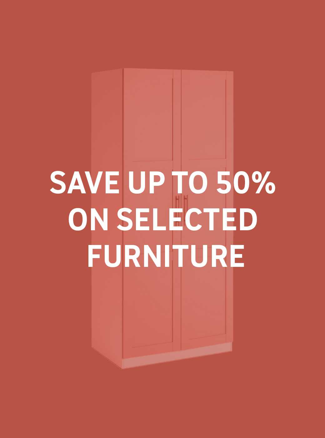 Save up to 50% on selected furniture using codes FURN10, FURN20, FURN30 or FURN50. Shop now.