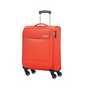 Soft shell suitcase.