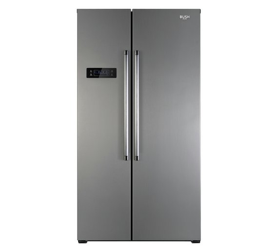Buy Bush BSBSFFSS Side by Side Fridge Freezer S/Steel at Argos.co.uk