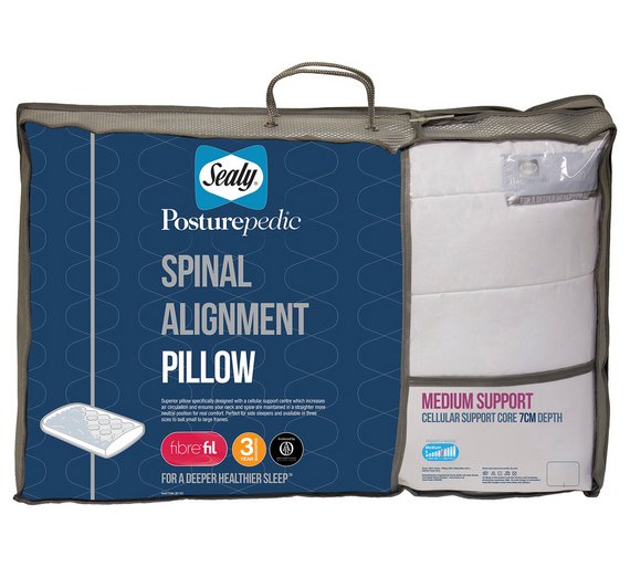 Buy Sealy Posturepedic Spinal Alignment Pillow 7cm at Argos.co.uk