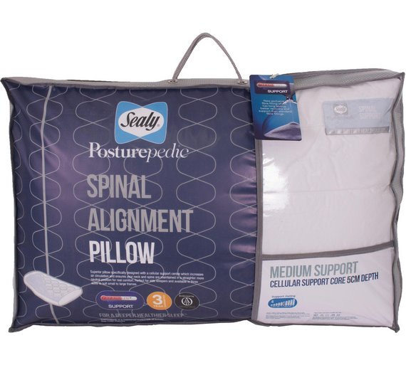 Buy Sealy Posturepedic Spinal Alignment Pillow 7cm at Argos.co.uk