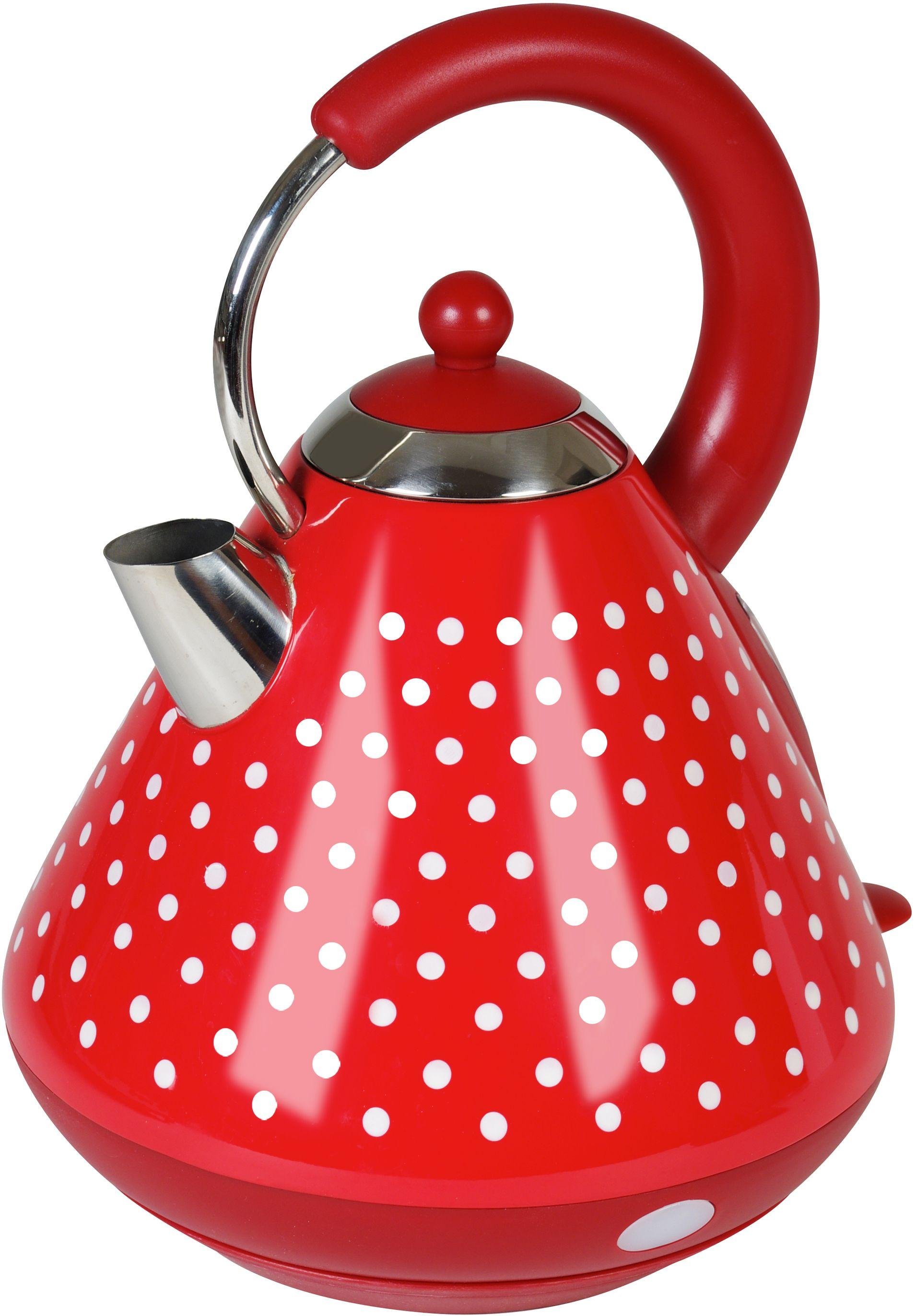 ceramic kettle polka dot kettle