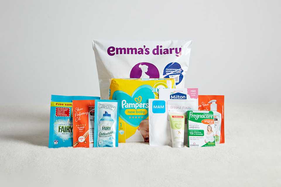 Emma's diary and baby care products.