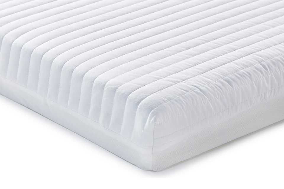 A Baby Elegance microfibre cot bed mattress.