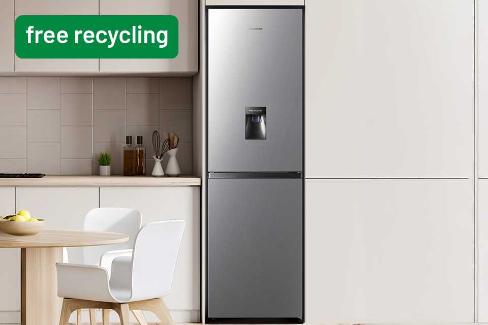 Recycling on us! Shop free recycling on selected large appliances.
