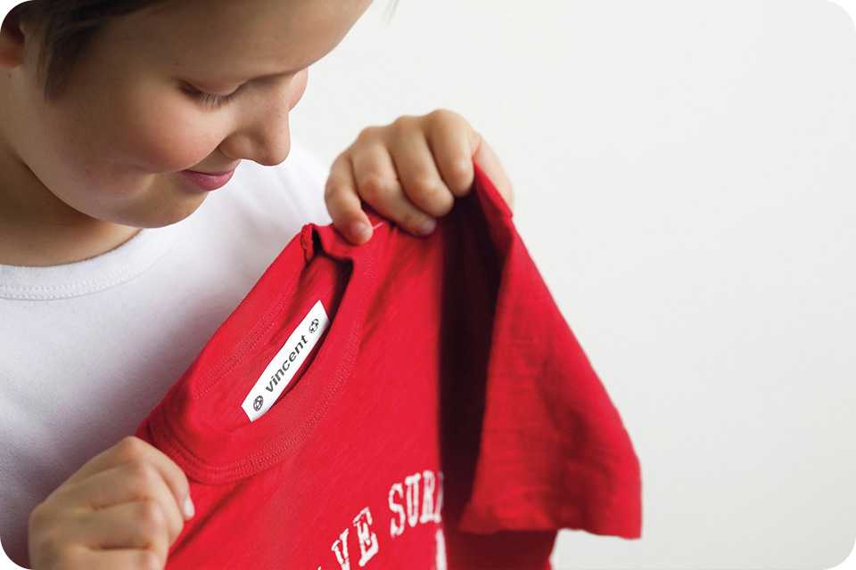 Iron-on and stick-on label makers. Create unique labels for uniform, lunchboxes, stationery, back packs and more.