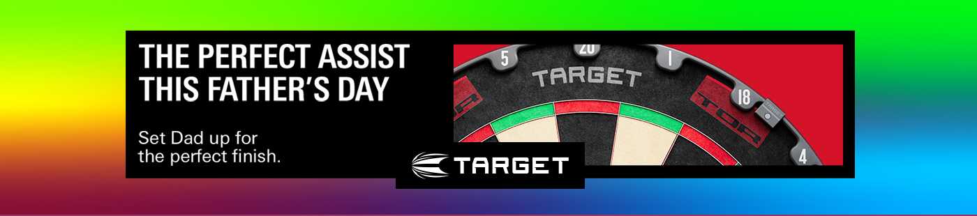 Target darts. The perfect assist this Father's Day.