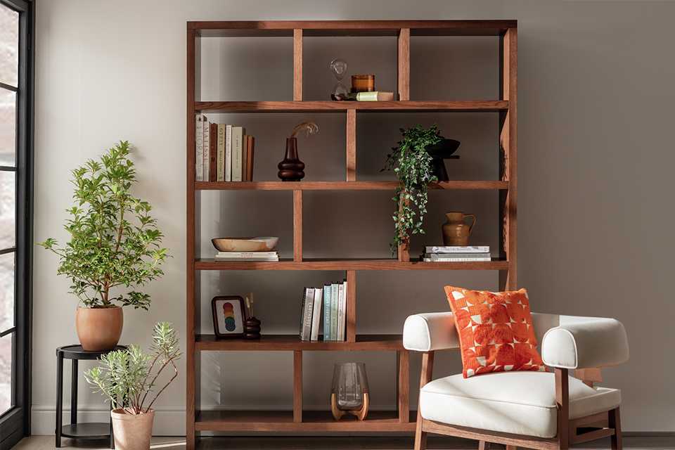 Habitat Hopkins Tall Bookcase - Walnut.