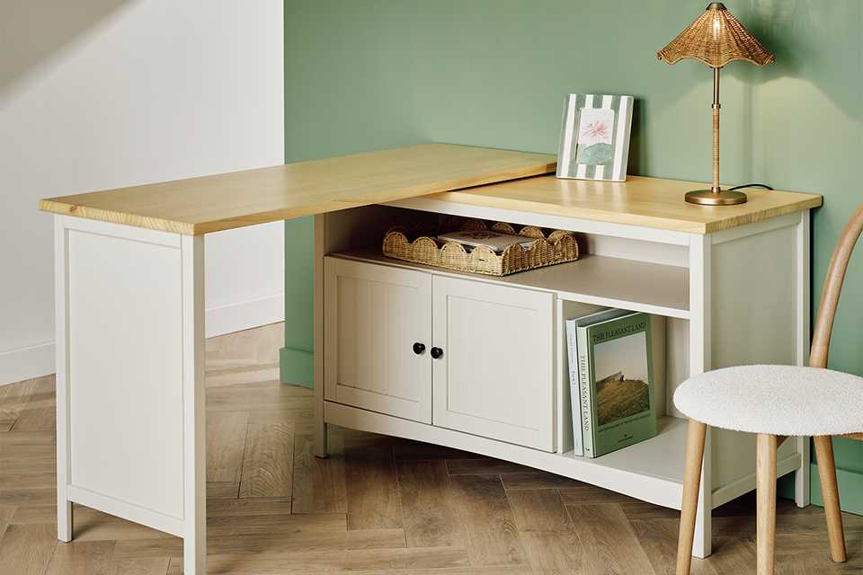 Habitat Bournemouth Office Desk - Beige.