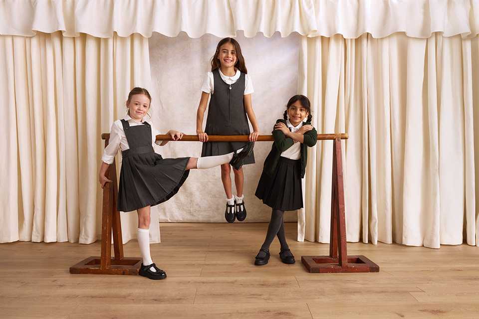 Dresses & skirts. Permanent pleats - hold their shape all day, no ironing needed.