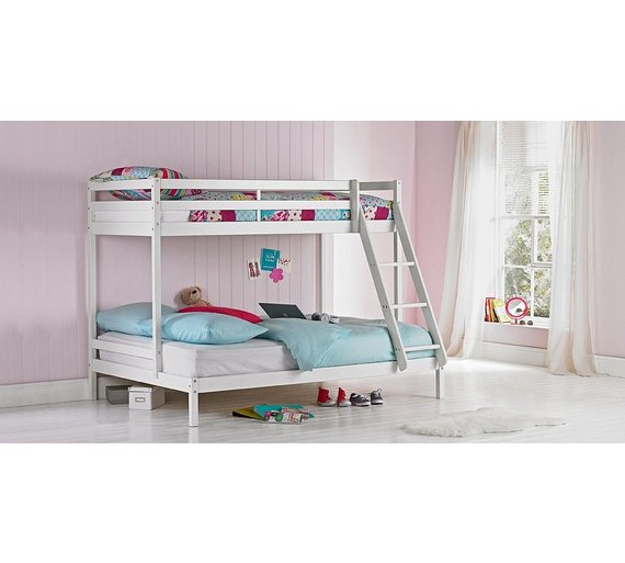 Buy HOME Single and Double Bunk Bed Frame White at Argos.co.uk Your