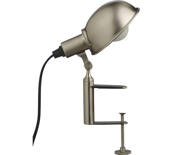 Buy Habitat Tommy Clamp Lamp Silver at Argos.co.uk Your Online Shop for Table lamps