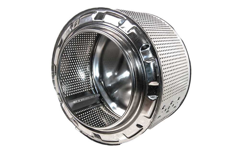 A cut out image of a tumble dryer drum.