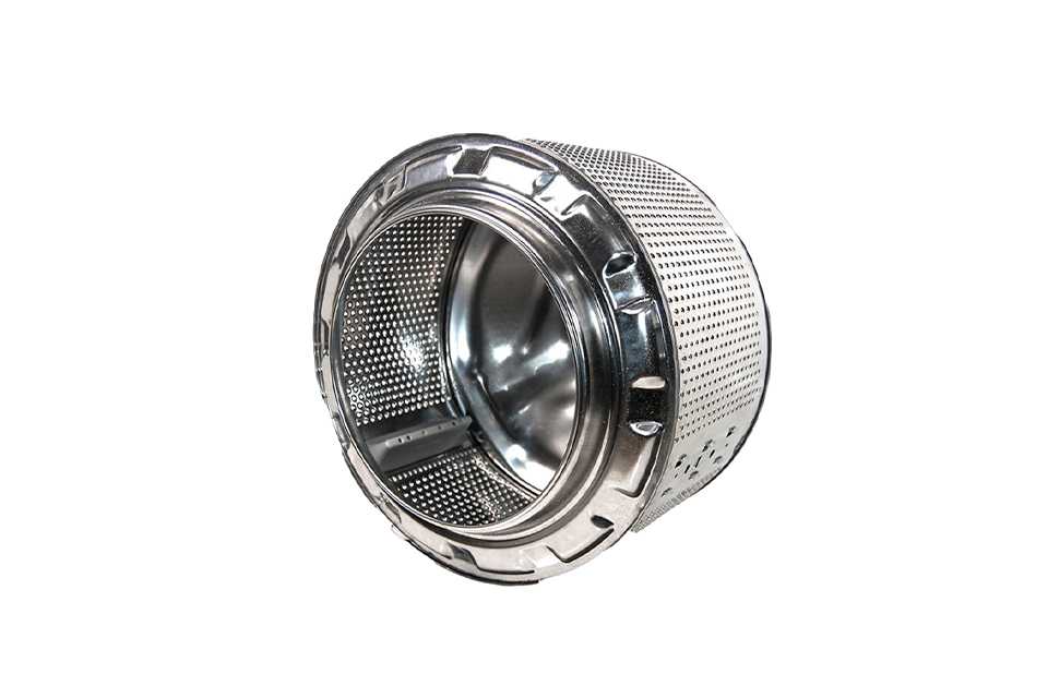 A cut out image of a tumble dryer drum.