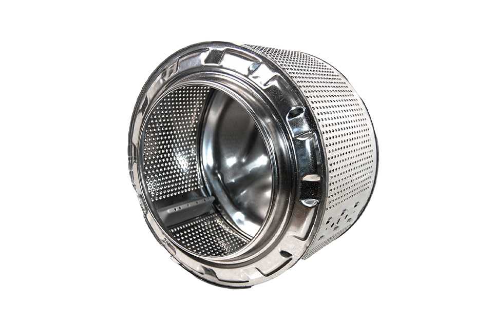 A cut out image of a tumble dryer drum.