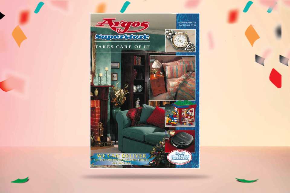 Argos 1995 catalogue front page.
