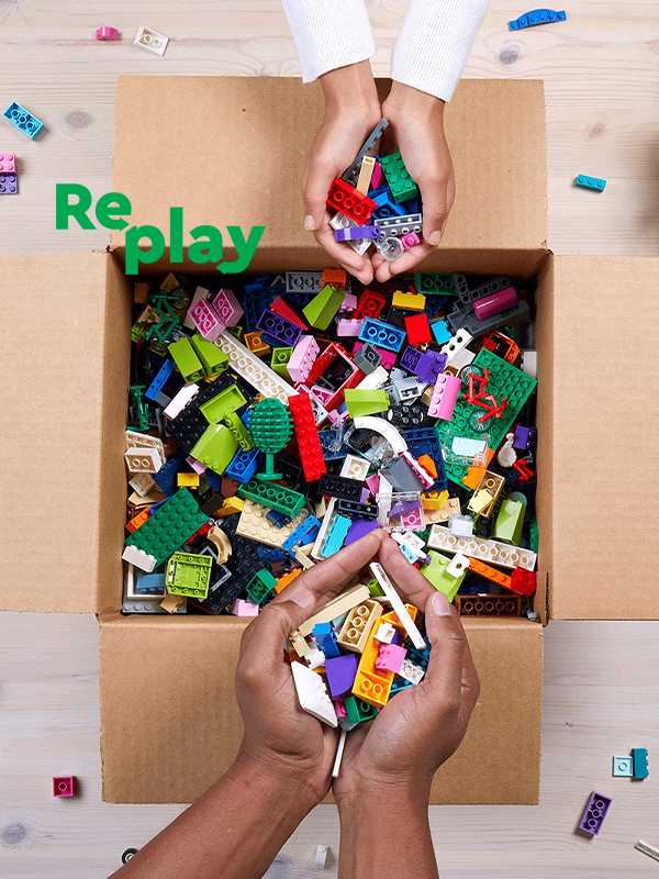 Visit LEGO® Replay to donate your old LEGO® bricks.