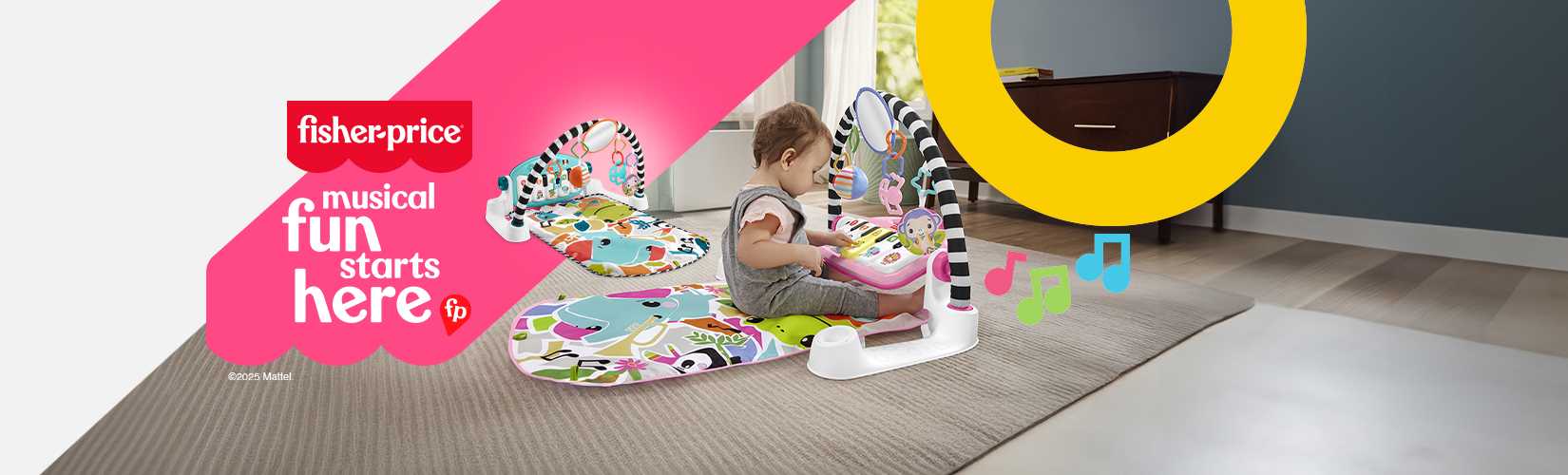 Fisher-price. Musical fun starts here.